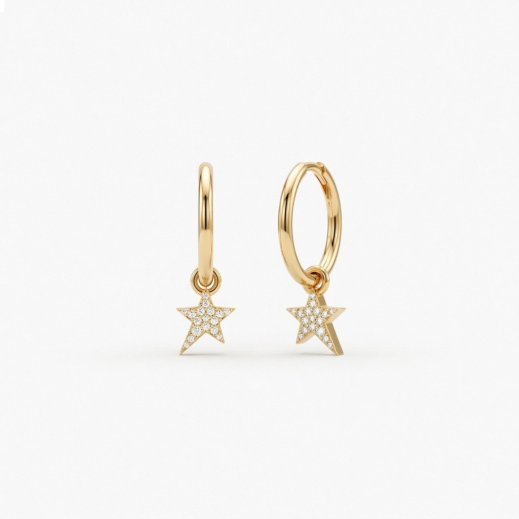 Flow Star Studded Earring