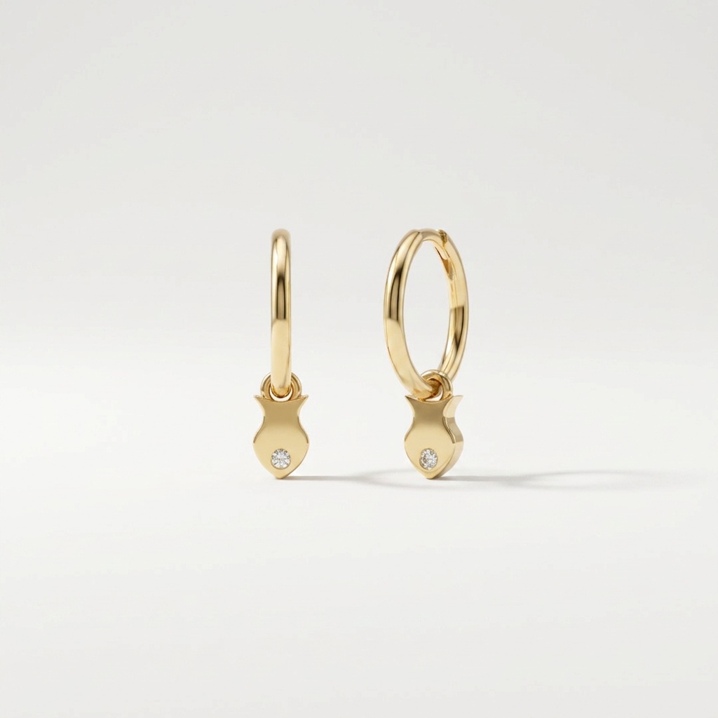 Flow Fish Studded Earrings