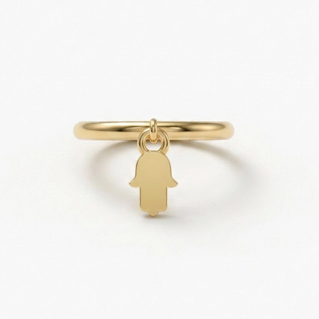 Flow Hamsa Ring